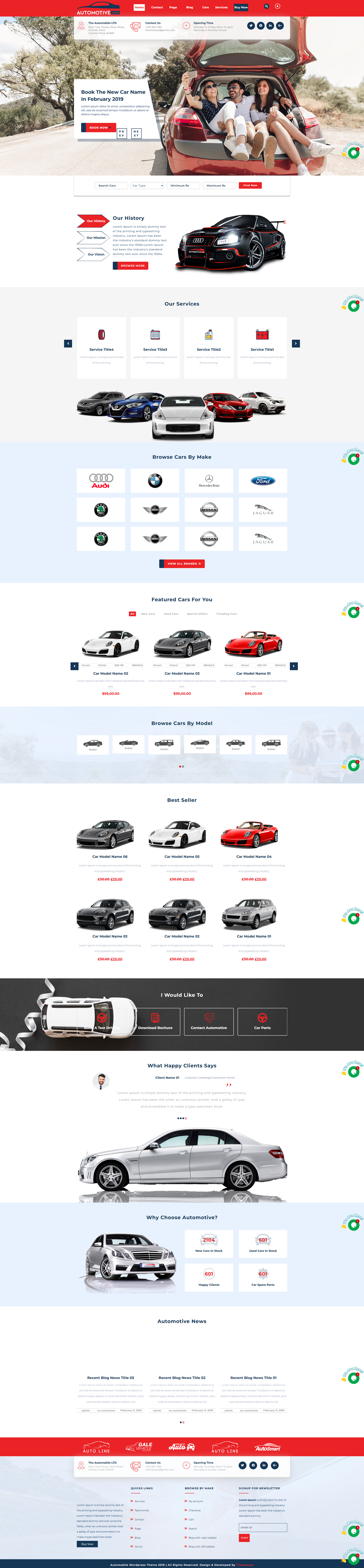 Automative wordpress theme