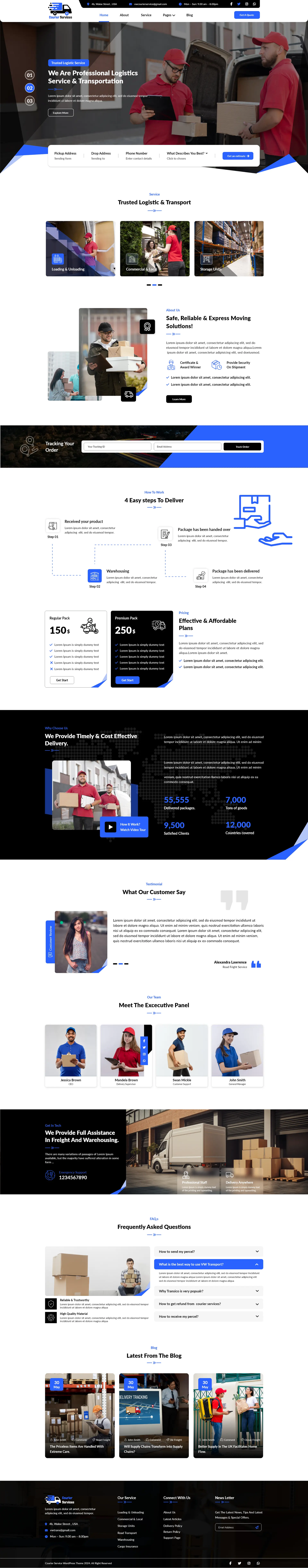 Courier WordPress Theme