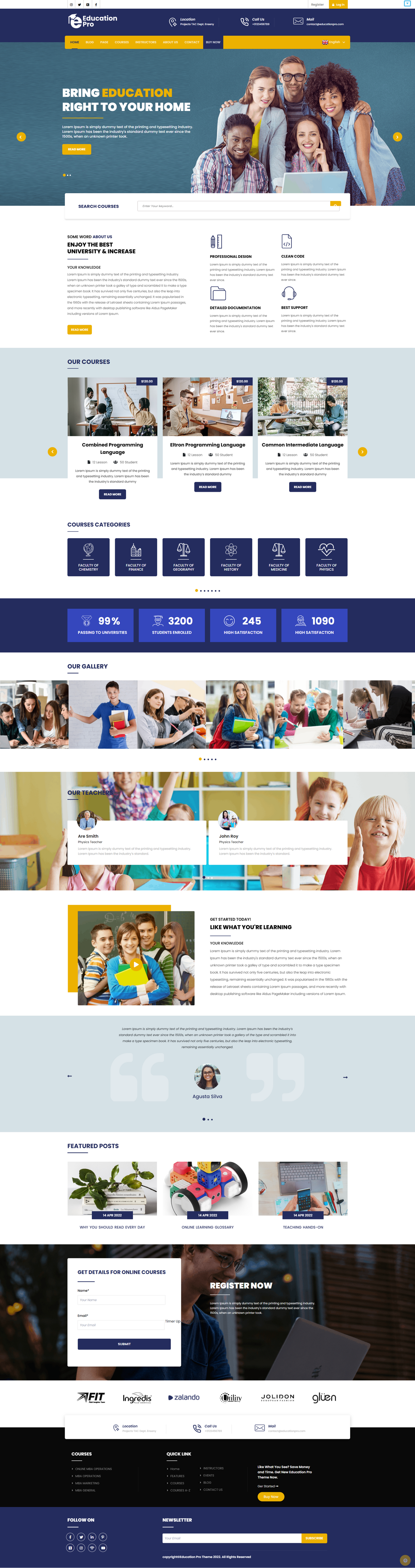 Educator WordPress Theme