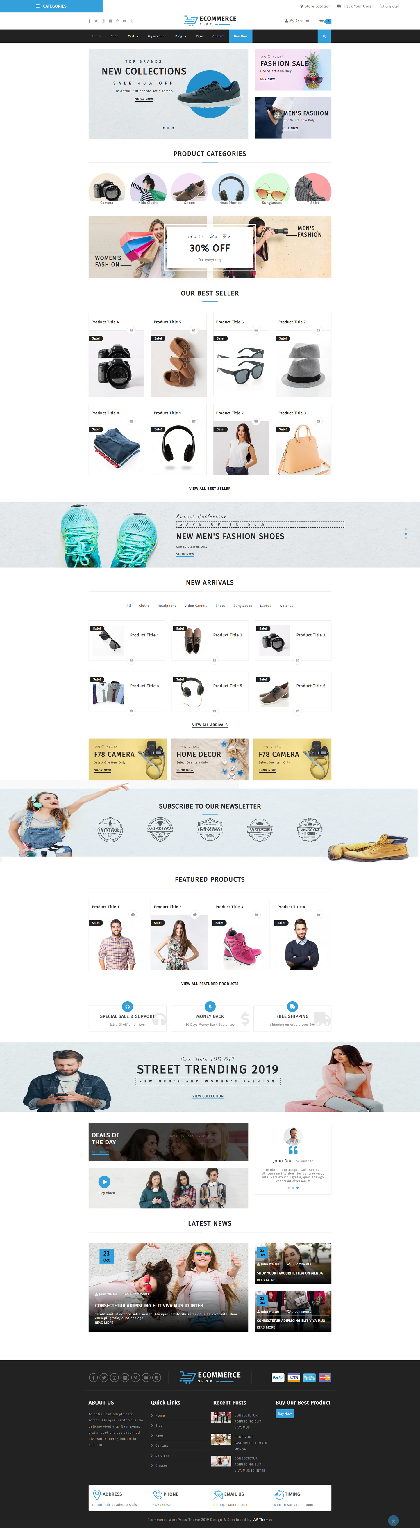Electronics Shop WordPress Theme