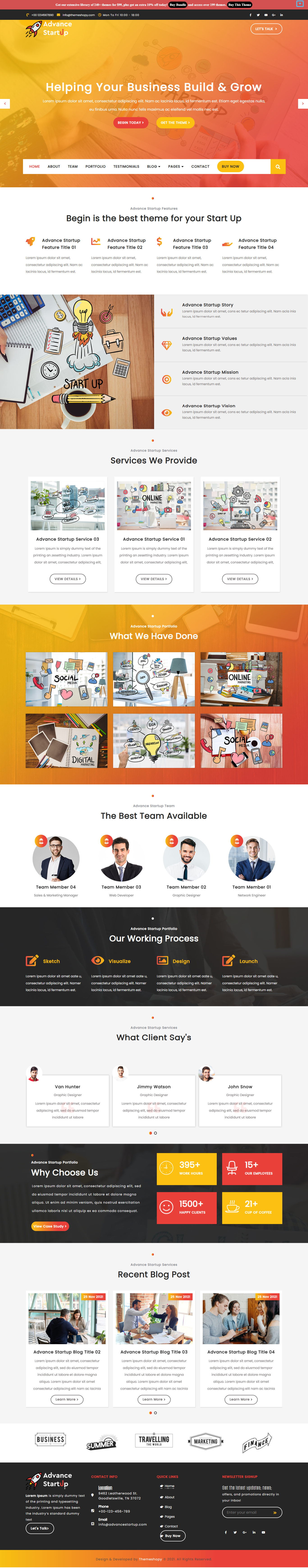 Startup Agency WordPress Theme