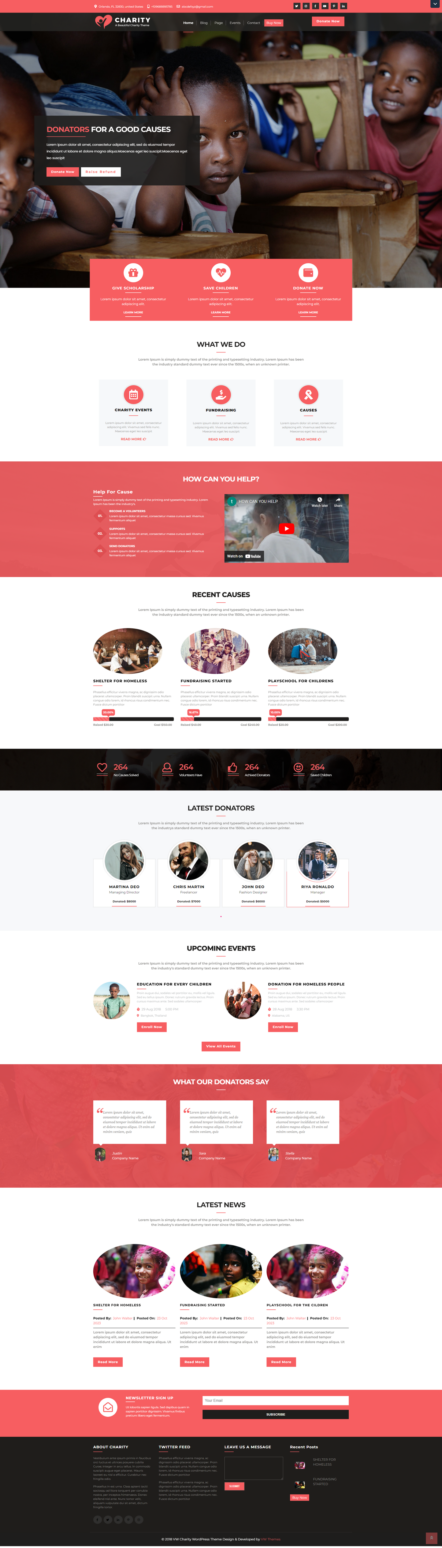 Charity WordPress Theme