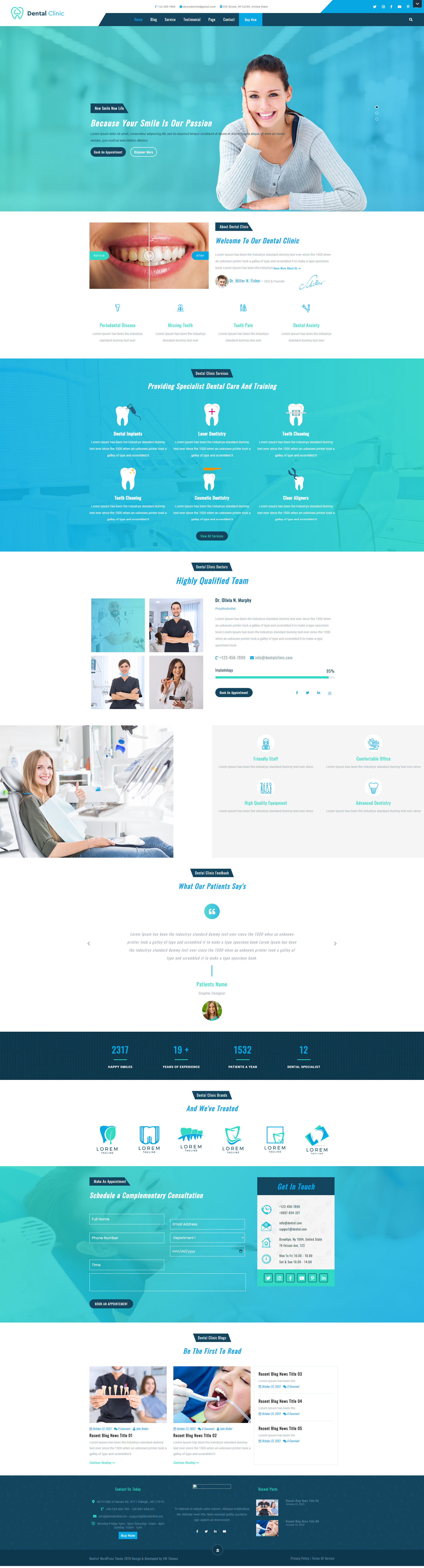 Dentist WordPress Theme