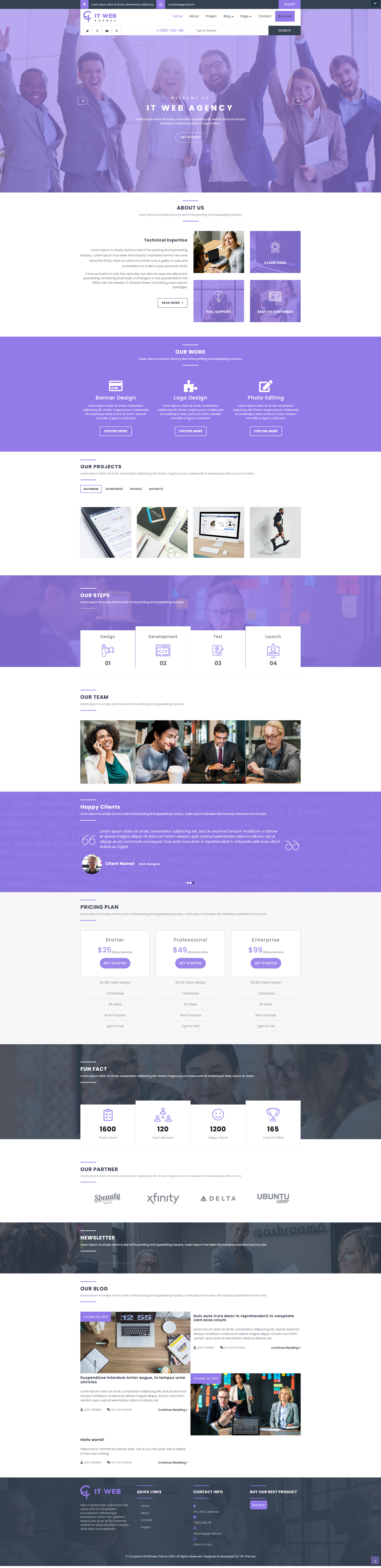 It Company WordPress Theme