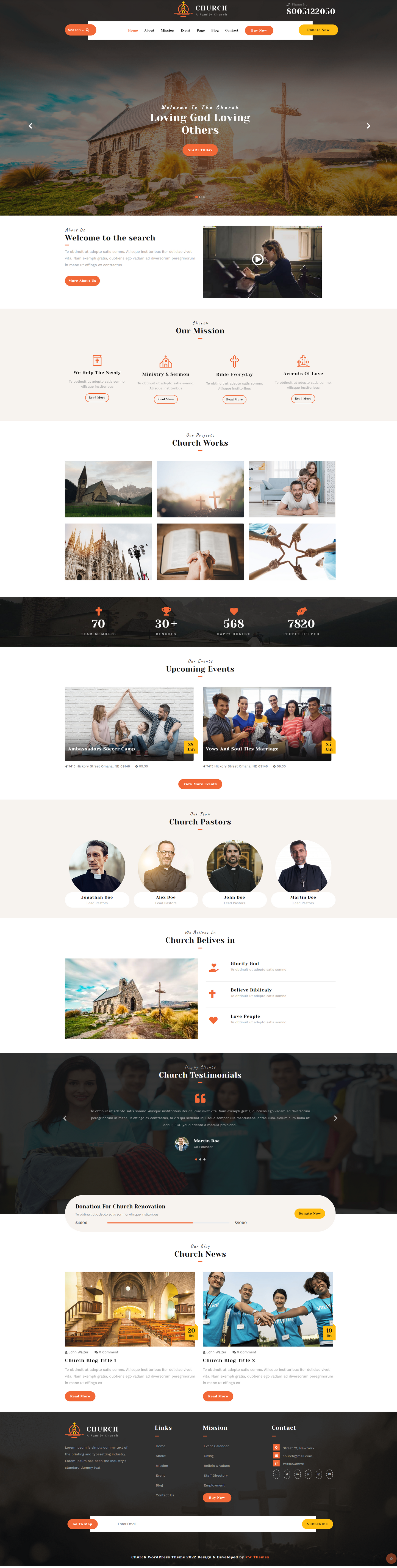 Religion WordPress Theme