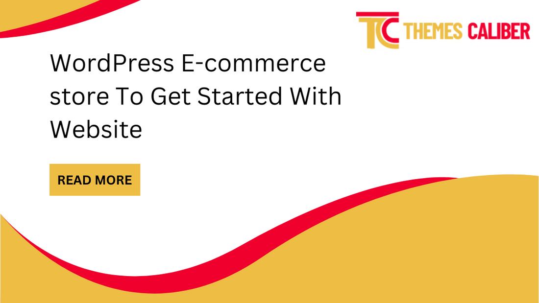 WordPress E-commerce store To Get Started With Website