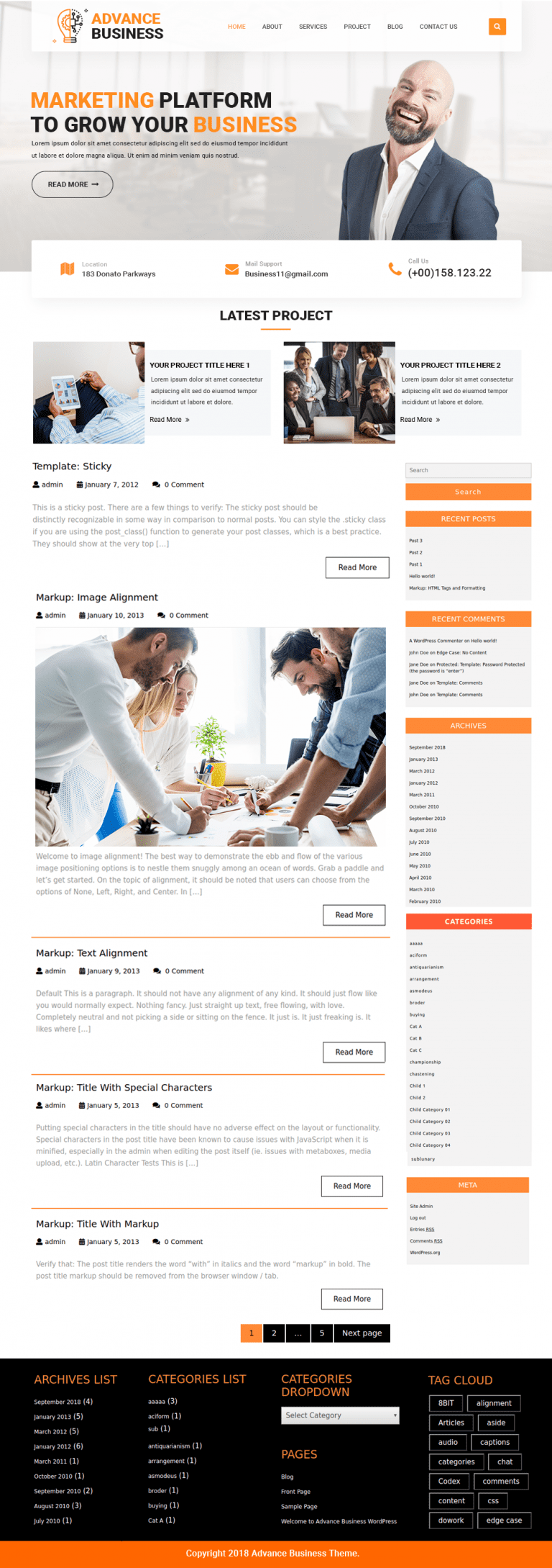 Advance Business-theme