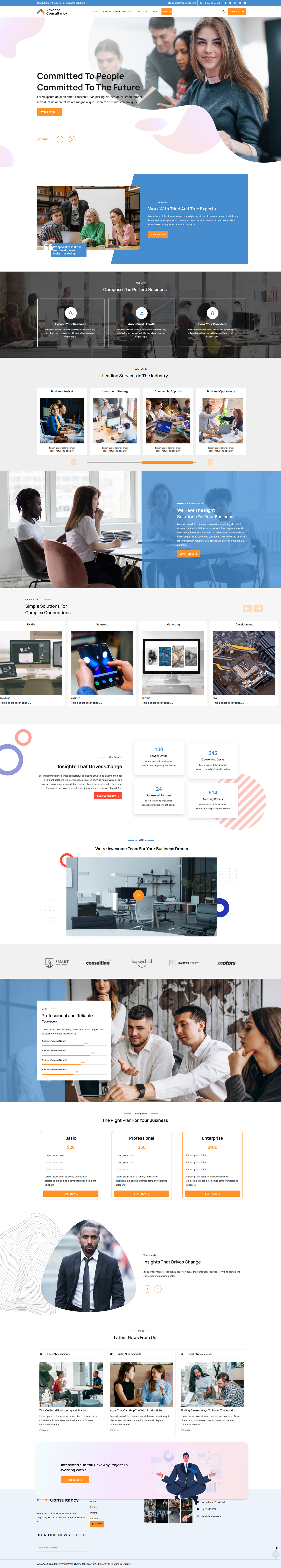 Business Consultancy WordPress Theme
