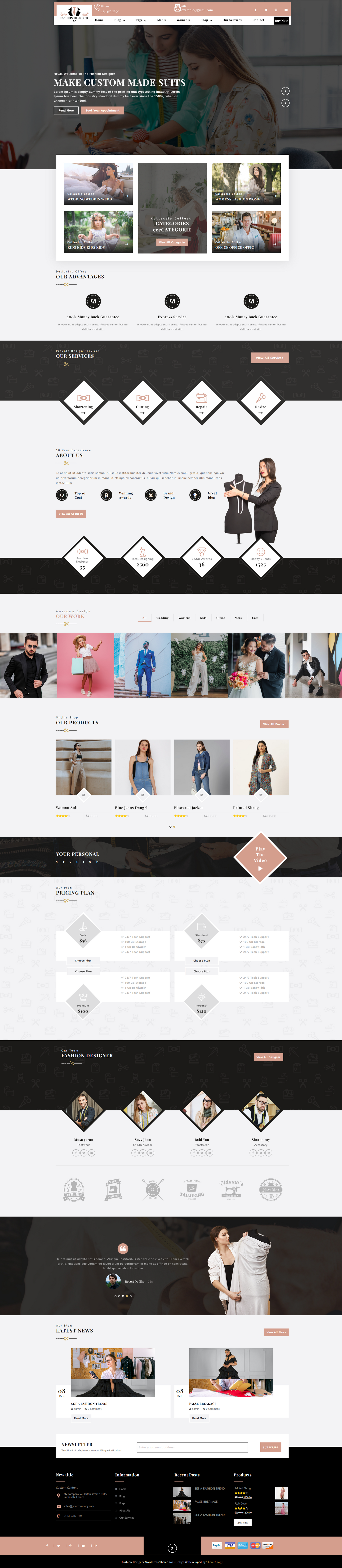 Fashion Woocommerce WordPress theme