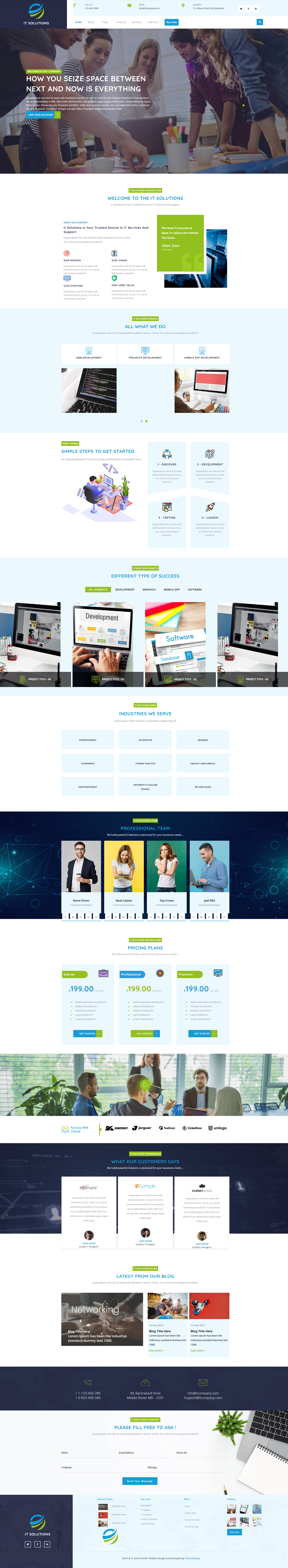 IT Service WordPress Theme