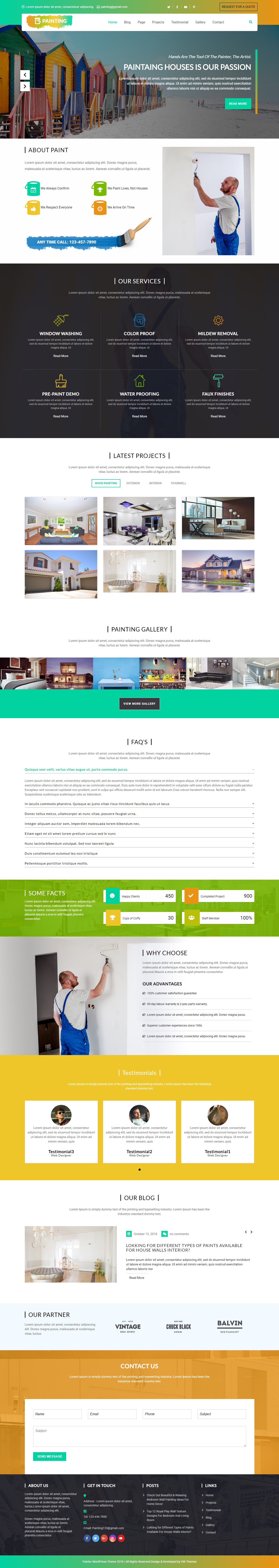 Free Painter WordPress Theme