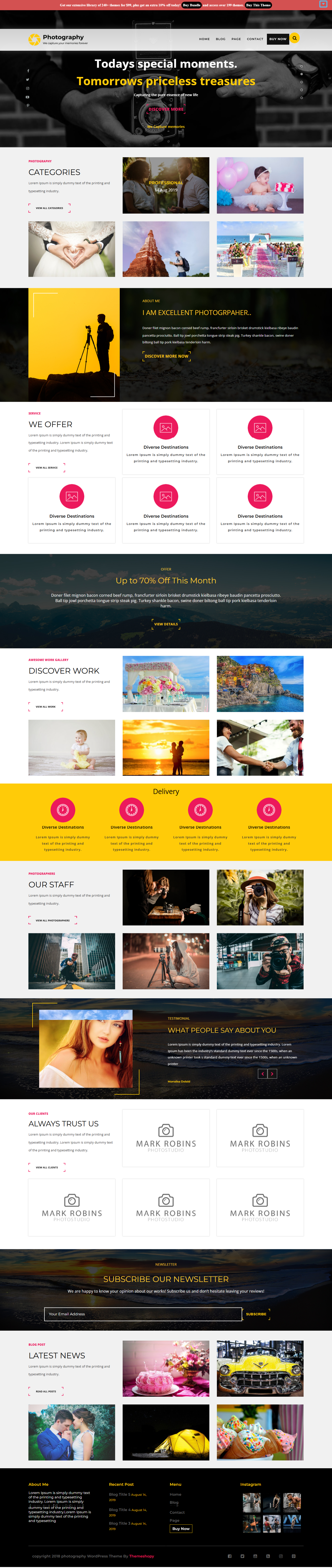 Premium Photography WordPress Theme