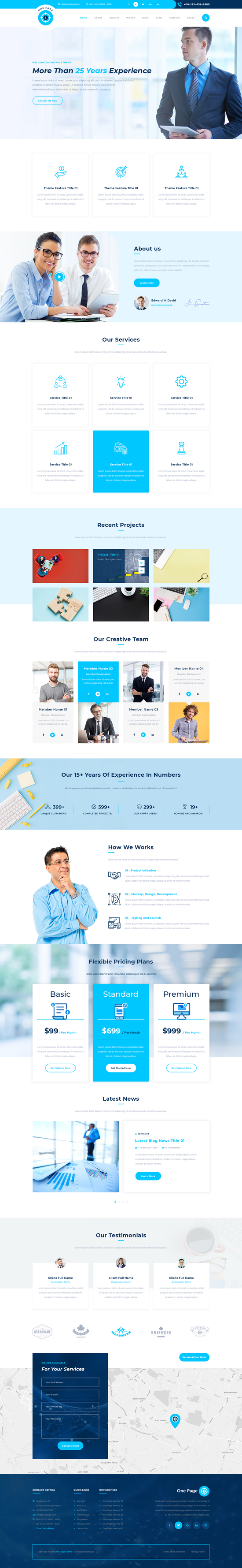 Best Single Page WordPress Theme for Businesses & Portfolios ...