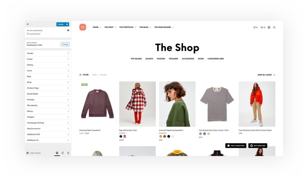 Shopkeeper - eCommerce Store Builder - WooCommerce WordPress Shop Theme