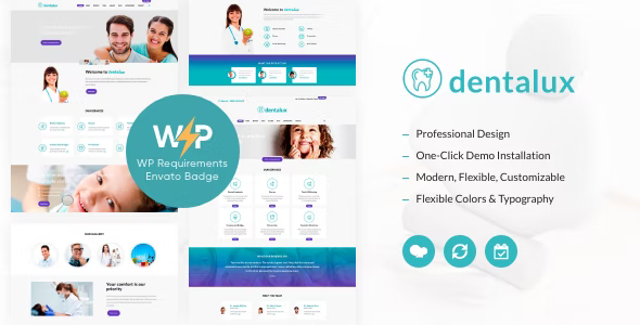 Dentalux | A Dentist Medical Doctor WordPress Theme