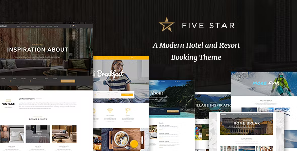 Fivestar – Hotel Booking theme