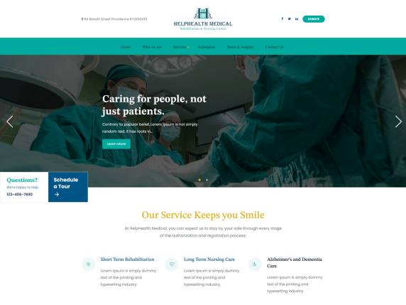 Helphealth Medical WordPress Theme