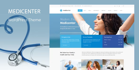 MediCenter - Pharma WordPress Theme