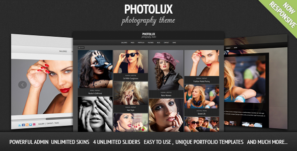 Photolux - Photography Portfolio WP theme
