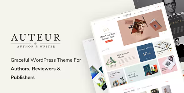 Auteur – WordPress Theme for Writers and Authors
