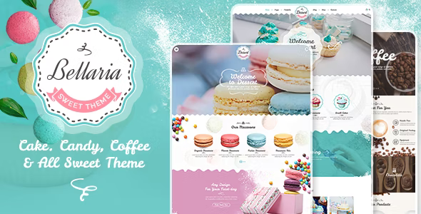 Bellaria - best bakery WordPress theme
