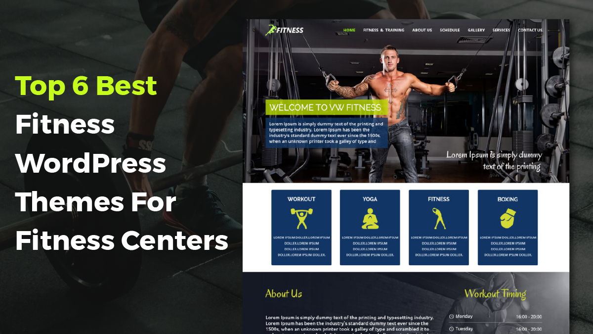 Top 6 Best Fitness WordPress Themes For Fitness Centers post thumbnail image