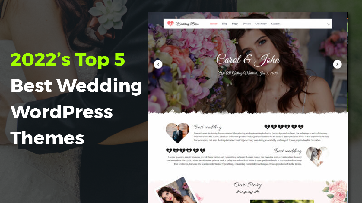 2022’s Top 5 Best Wedding WordPress Themes – Themes Caliber post thumbnail image