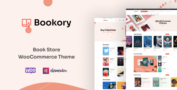 Bookory - Book Store WooCommerce Theme For authors