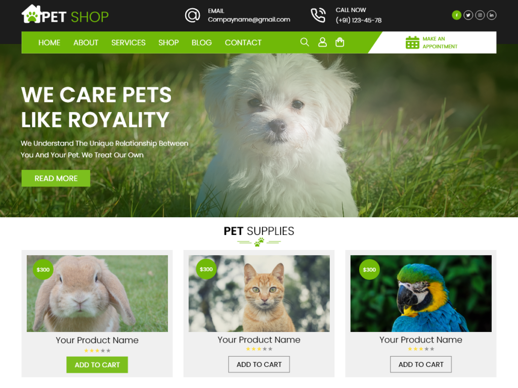 Premium Animal Pet WordPress Theme