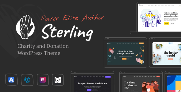 Sterling Charity Donation WordPress Theme 