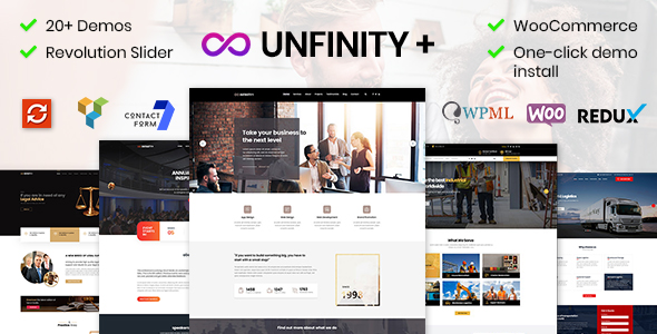 Infinity - One Page WordPress
