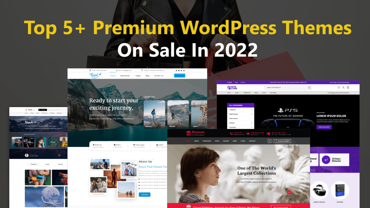 Top 5 Premium WordPress Themes On Sale In 2022 – WP Themes post thumbnail image