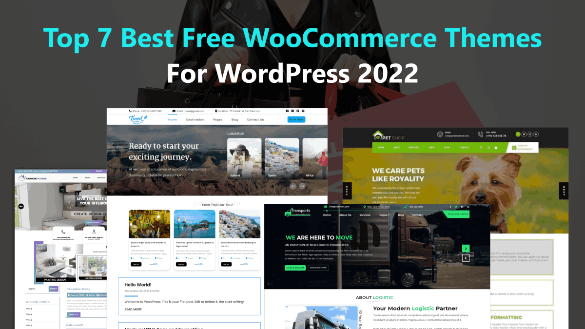 Top 7 Best Free WooCommerce Themes For WordPress 2022 post thumbnail image