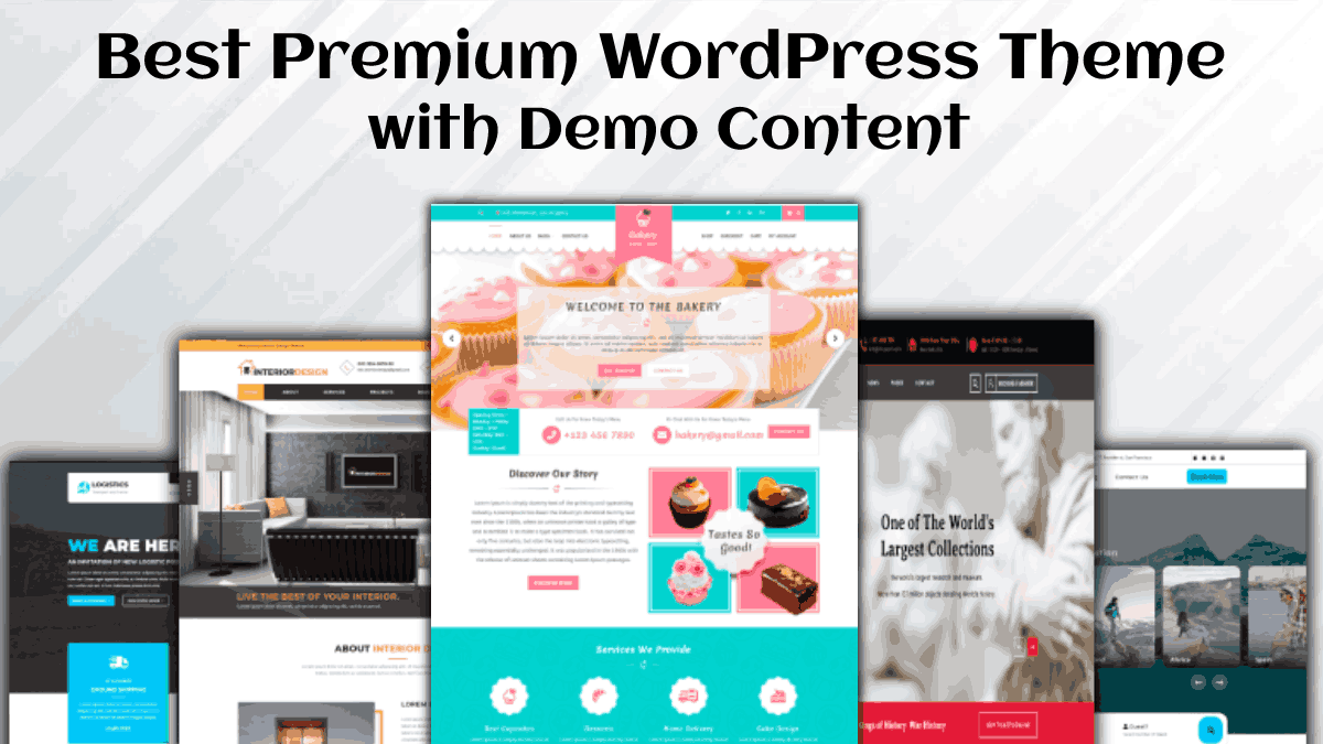 Best Premium WordPress Theme with Demo Content
