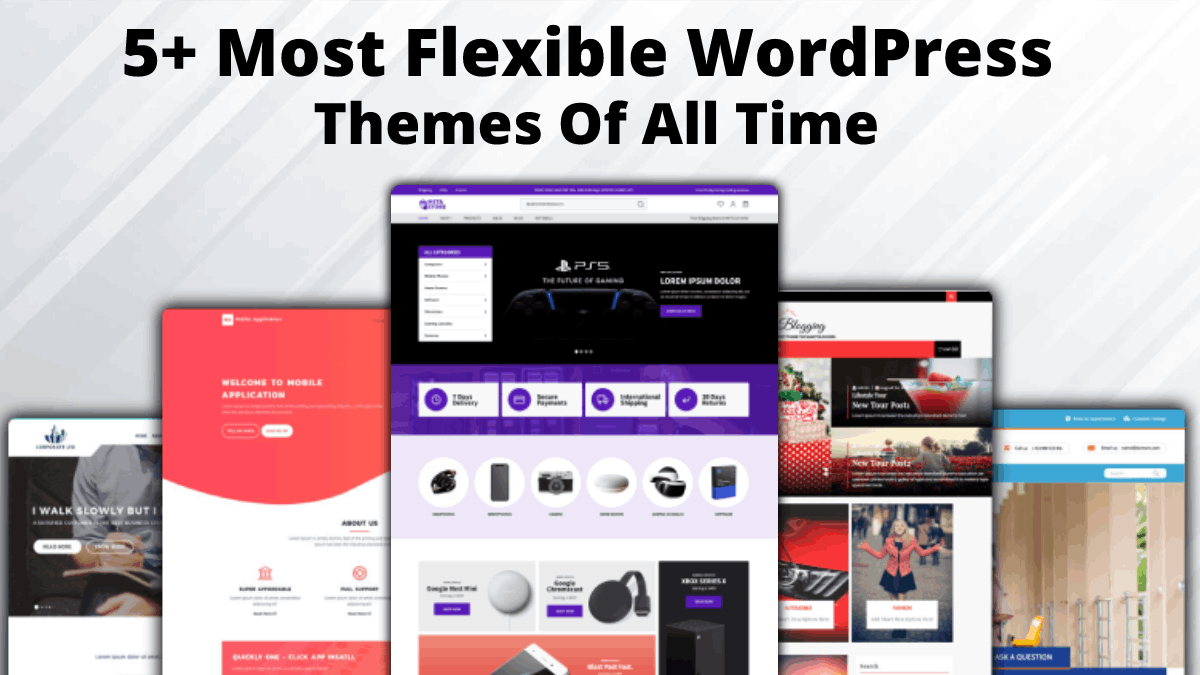 most flexible WordPress themes